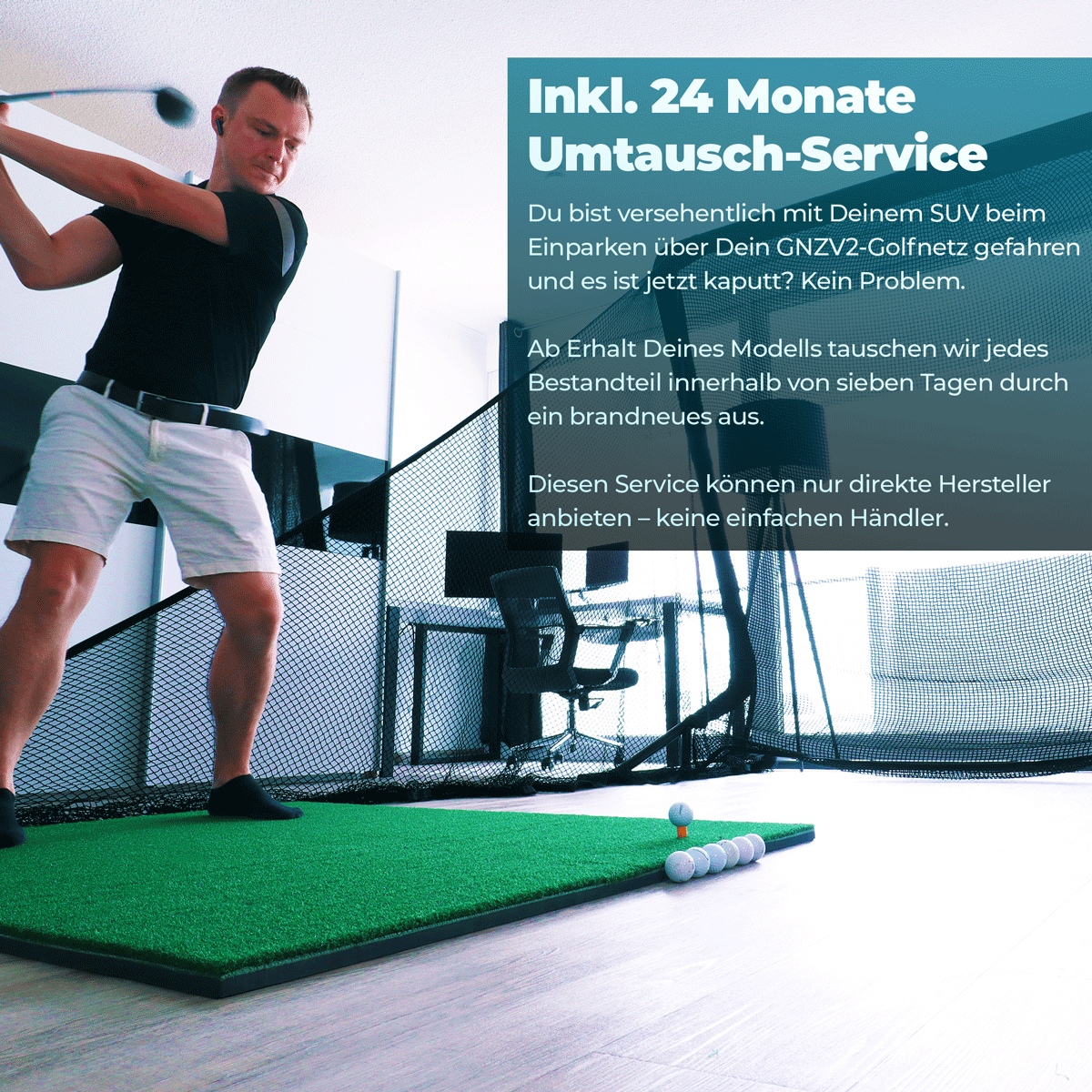 Filet de Practice de Golf GNZV2 | Modèle L