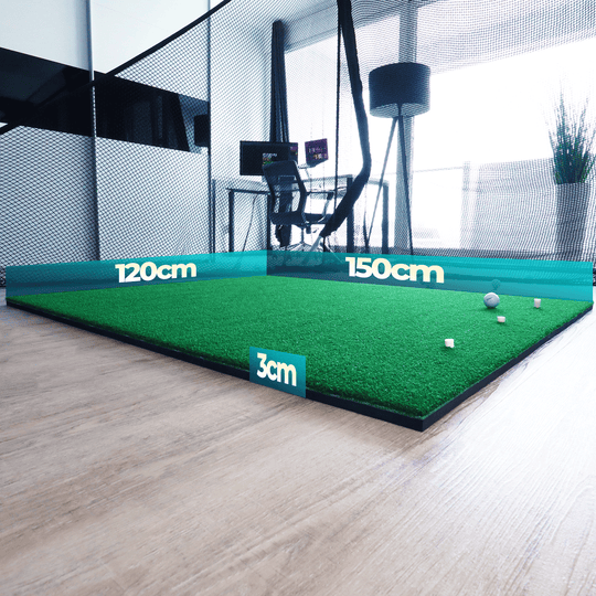 Golf Hitting Mat | 150cm x 120cm x 3cm | Includes Accessories