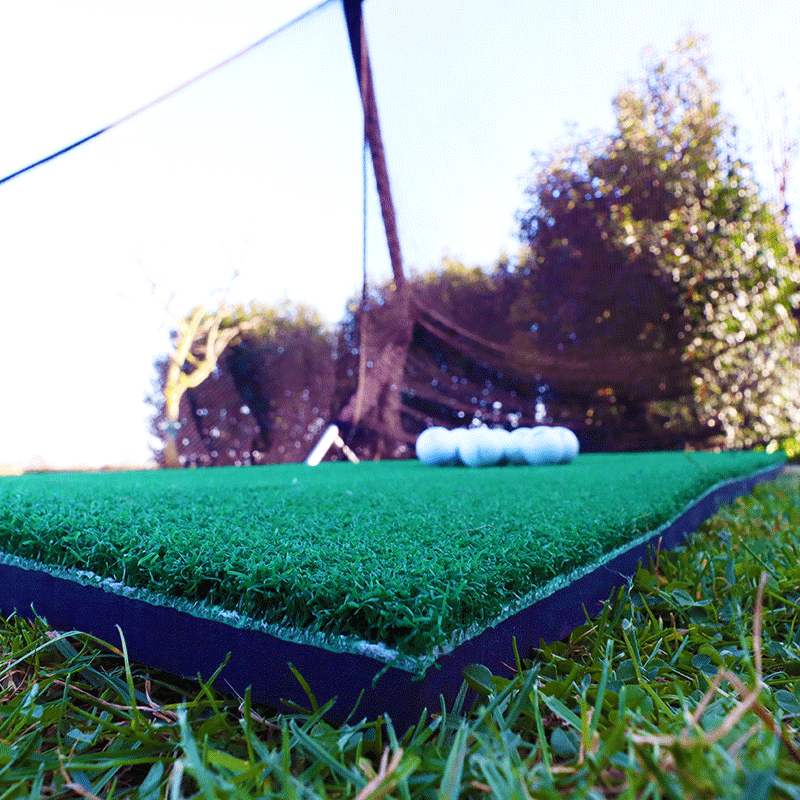 GNZV2 Golfnetz Driving Range | Modell L | Inkl. Abschlagmatte Groß und Zubehör