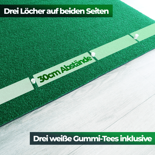 Golf Hitting Mat | 150cm x 120cm x 3cm | Includes Accessories