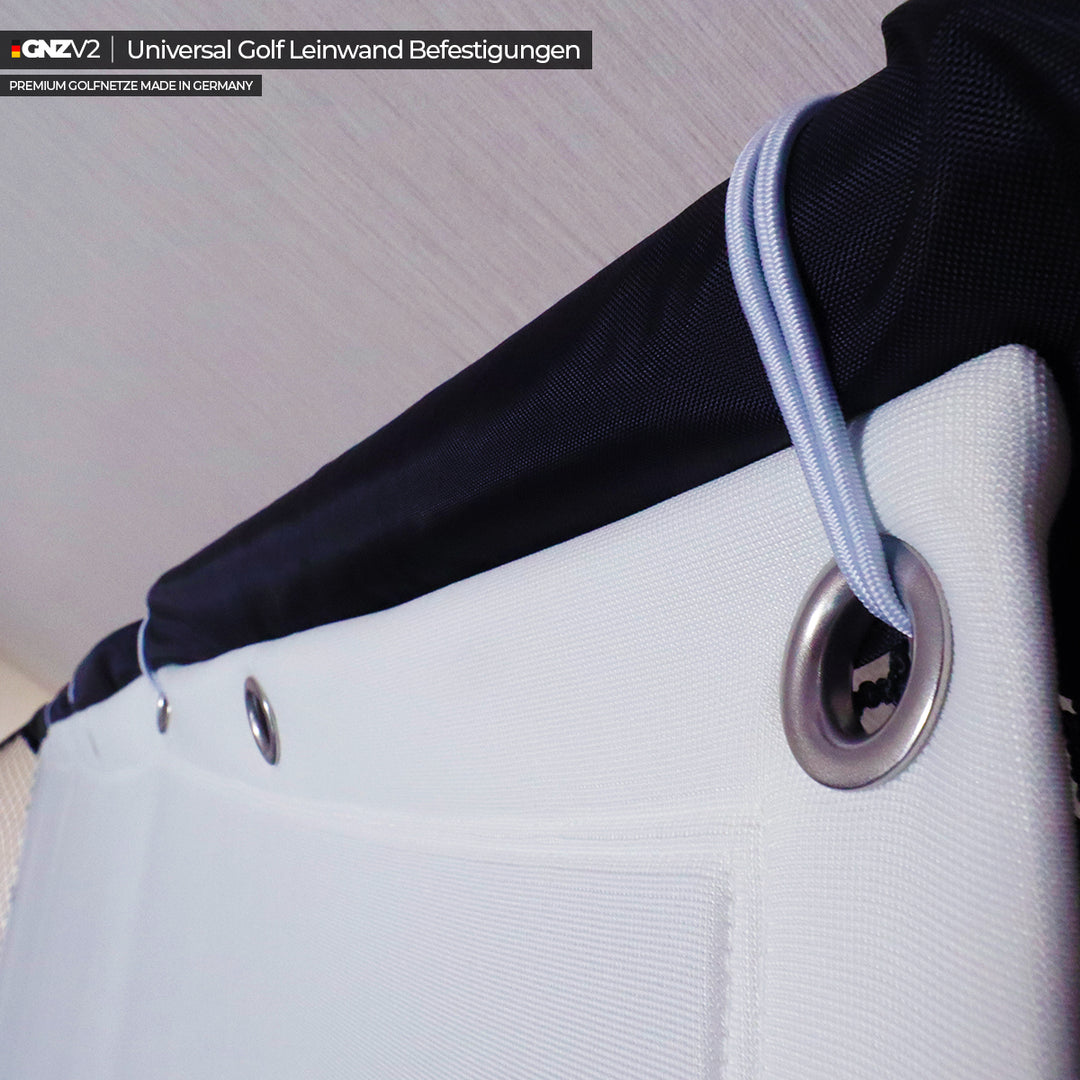 GNZV2 Golf Net Driving Range | Model L | Incl. Small Hitting Mat and Golf Impact Screen