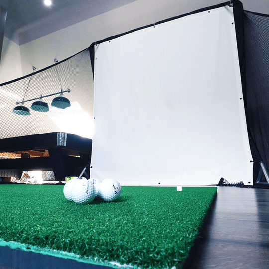 Écran de Projection Pour Golf | 2, 4 m x 2, 2 m x 3, 5 mm | Utilisation universelle