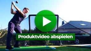 Golfnetz Driving Range XL | H2,4m x B2,5m x T1,2m | Indoor & Outdoor | Inkl. Kleine Abschlagmatte | GNZV2